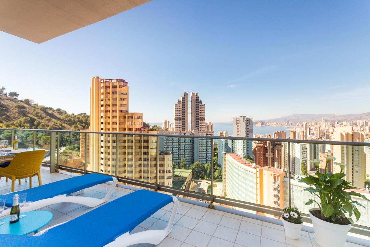 Apartmán Skyline 10 Gran Terraza Privada Con Vistas Espectaculares Benidorm Exteriér fotografie